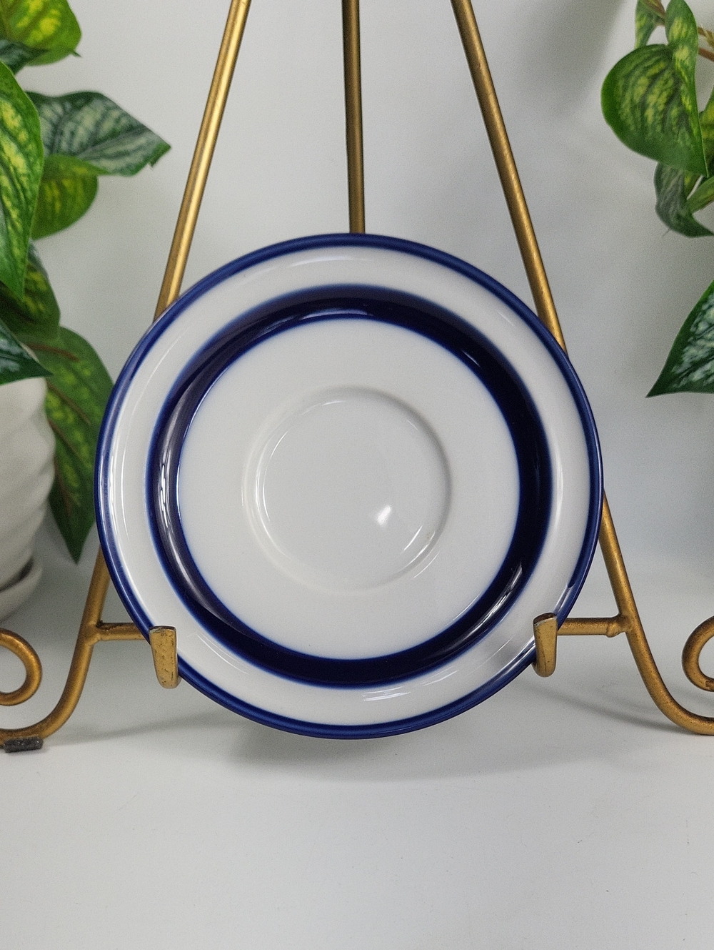 1p Noritake Saucer Running Free Fjord -Coastal Tropical Replacement Retired